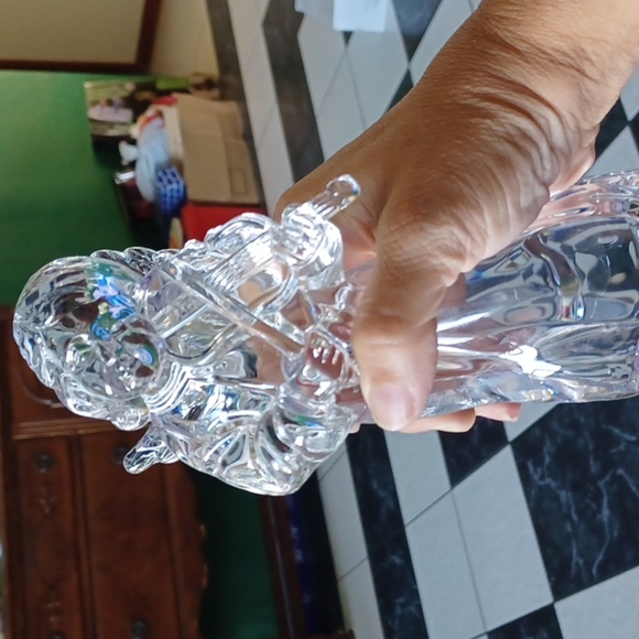 Mikasa Clear Crystal Angel Playing Violin Decoration Herald Collection Figurine - Picture 5 of 5